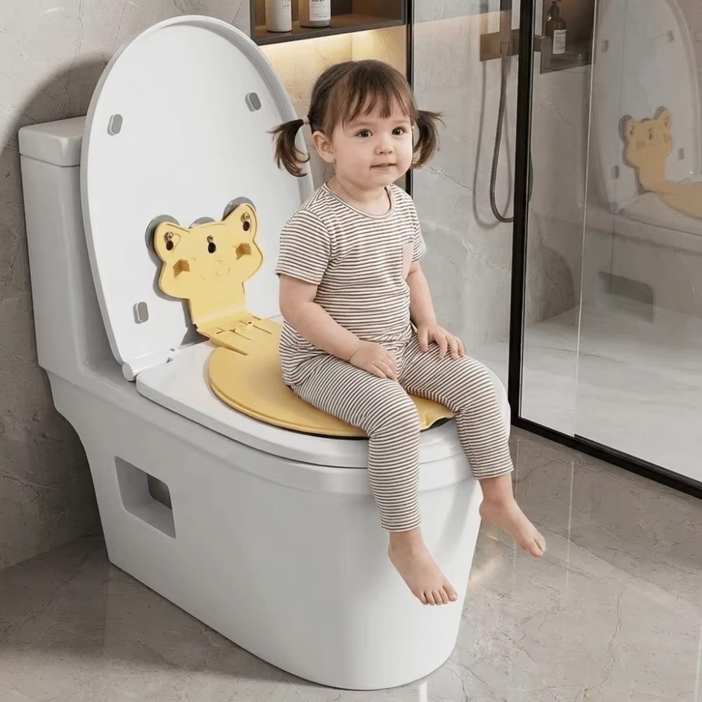 Toddler Potty Training Seat - Katlanabilir Çocuk Tuvalet Eğitim Koltuğu Kaymaz