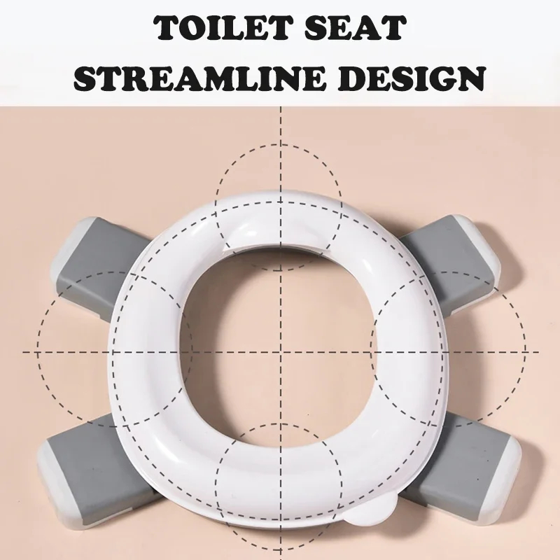 Toddler Potty Training Seat - 3'ü 1 Arada Seyahat Tuvalet Oturağı